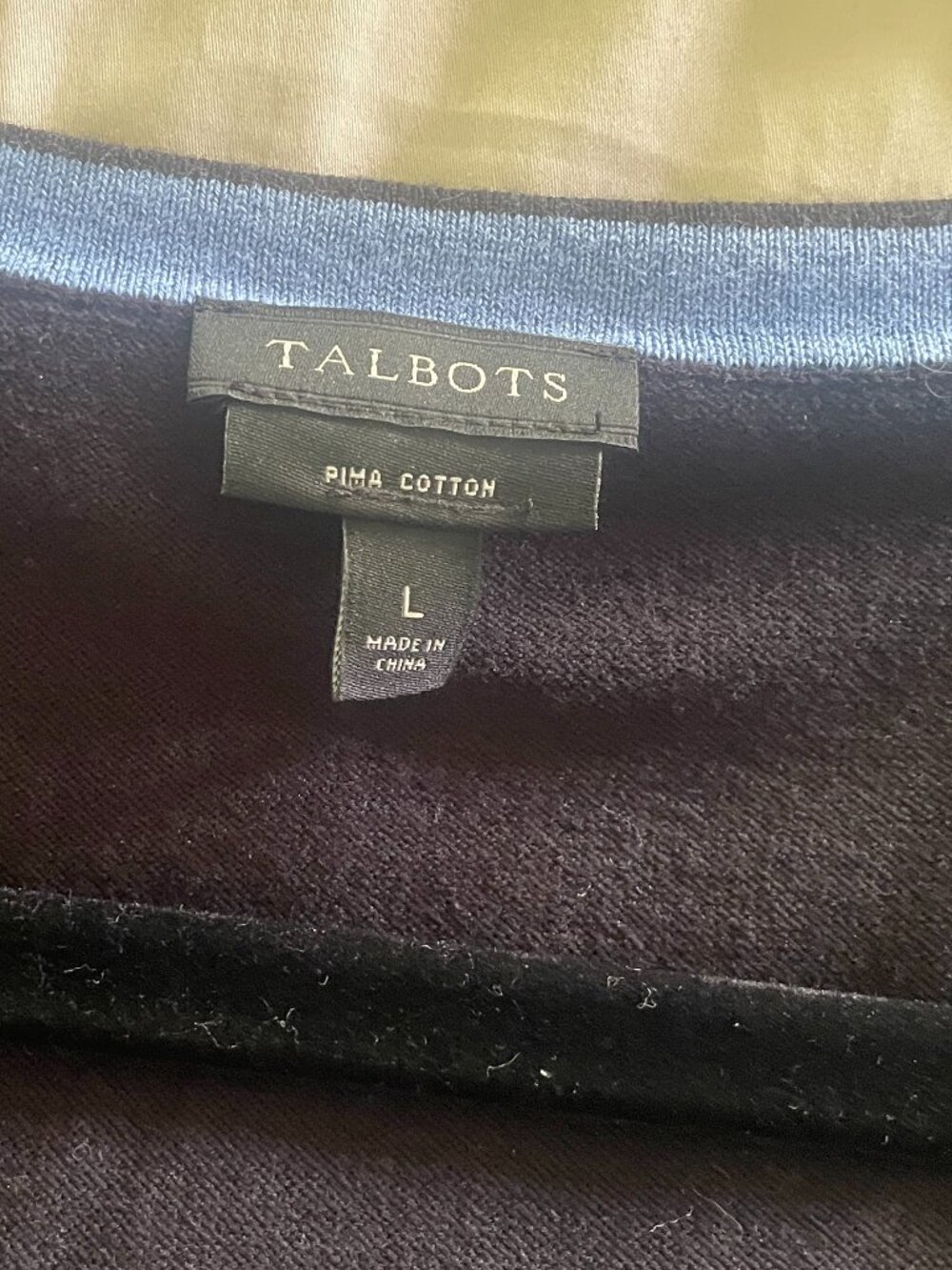 Talbots Crew Neck Sweater Shell - Picture 3 of 4